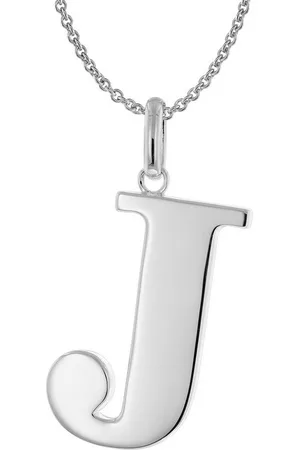 trendor Kette mit Anhänger mit Großem Buchstaben J 925 Silber - Verkäufer: uhrcenter