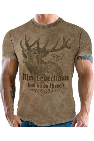 LOBO NEGRO Trachtenshirt für Trachten und Bayern Fans im Used Vintage Retro Look - Lederhosn - Verkäufer: RAHMENLOS®