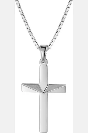 trendor Kette mit Anhänger Kreuz-Anhänger an für Männer Silber 925 - Verkäufer: uhrcenter