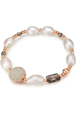 Lulu & Jane Perlenarmband roségold, mit Zirkonia - Verkäufer: Juvalia