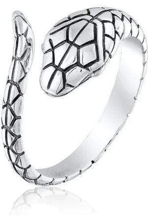 Kuzzoi Silberring Herren Schlange Kraft 925 Silber, Schlange - Verkäufer: JULIE & GRACE GmbH