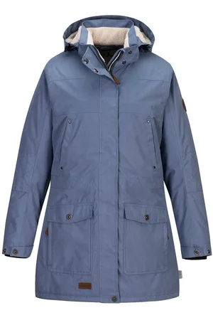 Blue Wave Parka Damen Funktionsparka Outdoor-Jacke Anke mit Fleece-Rücken und Kapuze - Verkäufer: tomBrook GmbH