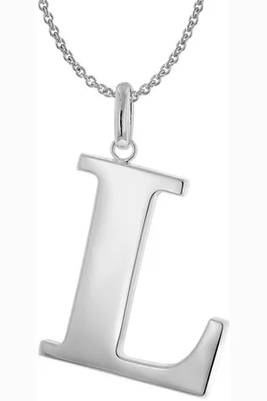 trendor Kette mit Anhänger mit Großem Buchstaben L 925 Silber - Verkäufer: uhrcenter