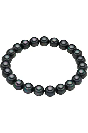 Lulu & Jane Perlenarmband anthrazit - Verkäufer: Juvalia