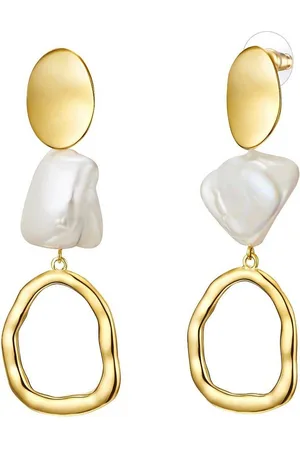 Lulu & Jane Perlenohrringe gelbgold - Verkäufer: Juvalia