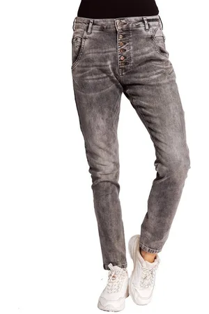 Zhrill Mom-Jeans Boyfriend Jeans AMY Grey angenehmer Tragekomfort - Verkäufer: Trenddeal GmbH