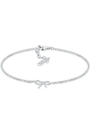Elli DIAMONDS Armband Schleife Diamant Weiß Brillantschliff (0.015 ct) 925 Sterling Silber, Schleife - Verkäufer: JULIE & GRACE GmbH