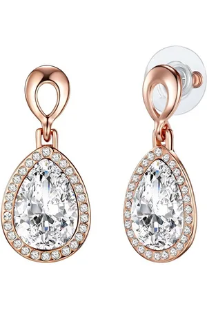 Lulu & Jane Paar Ohrhänger roségold, mit Glas - Verkäufer: Juvalia