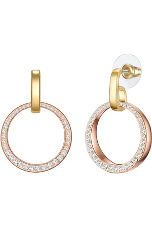 Lulu & Jane Paar Ohrhänger roségold, mit Glas - Verkäufer: Juvalia