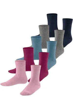 ESPRIT Socken Solid Mix 5-Pack (5-Paar) aus hautfreundlicher Baumwolle - Verkäufer: FALKE