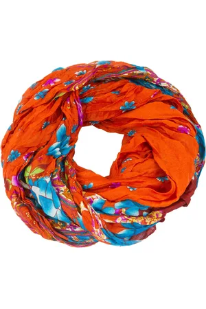 AvaMia Modeschal Blume-3999 Loop Schal Schlauchschal mit Blumen Muster, Loopschal 80 x 170 cm - Verkäufer: PEROYORK
