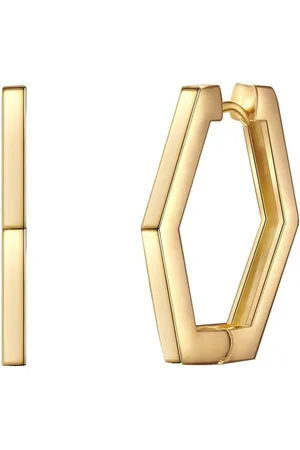 Lulu & Jane Paar Creolen gelbgold - Verkäufer: Juvalia