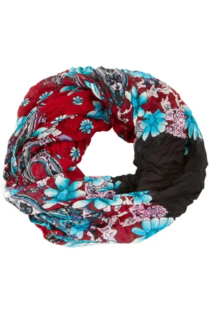 AvaMia Modeschal Blume-3999 Loop Schal Schlauchschal mit Blumen Muster, Loopschal 80 x 170 cm - Verkäufer: PEROYORK