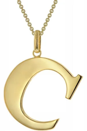 trendor Kette mit Anhänger mit Großem Buchstaben C 925 Silber mit Goldauflage - Verkäufer: uhrcenter
