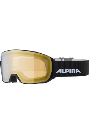 Alpina Skibrille NAKISKA Q-LITE BLACK MATT, (1-St), HM Scheibe ist kontrastverstärkend und verspiegelt - Verkäufer: Sport Rossow GmbH