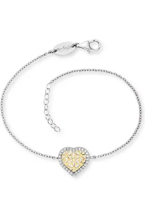 Engelsrufer Armband Herz Lebensblume, ERB-HEARTLIFL-ZI-BIG, mit Zirkonia (synth)