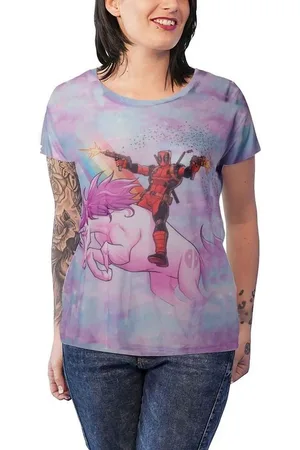 DEADPOOL Print-Shirt Damen T-Shirt Mesh Gr.M - Verkäufer: coole-fun-t-shirts