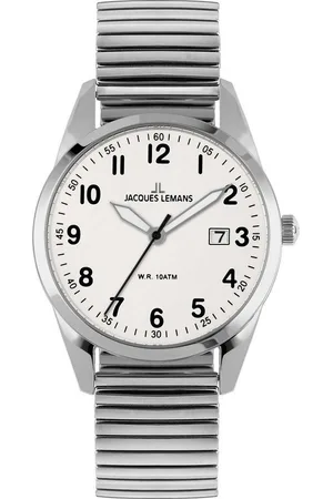 Jacques Lemans Quarzuhr Vienna, 1-2002T, Armbanduhr, Herrenuhr, Damenuhr,Edelstahlarmband,bis 10 bar wasserd.