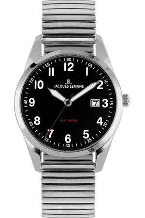 Jacques Lemans Quarzuhr Vienna, 1-2002S, Armbanduhr, Herrenuhr, Damenuhr,Edelstahlarmband,bis 10 bar wasserd.