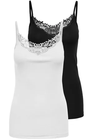 ONLY Spitzentop ONLKIRA LACE SINGLET 2PACK NOOS (2er-Pack)