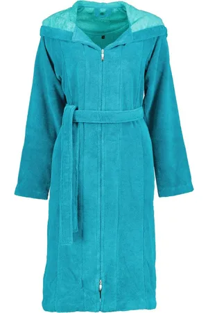 Vossen Damenbademantel Palermo Kurzmantel mit Kapuze Velours, Kurzmantel mit Kapuze, 45% Polyester, 35% Bambus, 20% Baumwolle - Verkäufer: HandtuchWelt