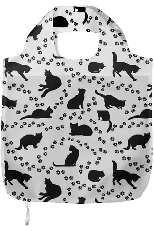 Abakuhaus Tragetasche Praktische Einkaufstaschen Umweltfreundliche Wiederverwendbare, Katze Kätzchen Abdrücke Paws - Verkäufer: Color-D Textile GmbH