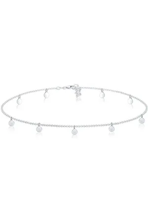 Elli Choker Choker Plättchen Coins Matt 925 Silber - Verkäufer: JULIE & GRACE GmbH