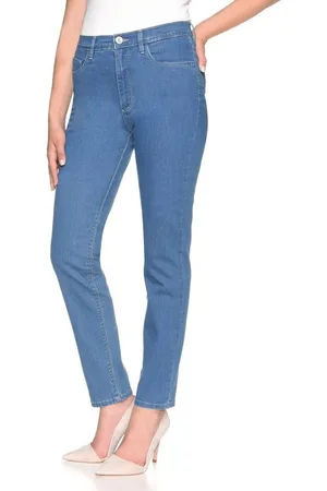 Stooker Women Tapered-fit-Jeans Nizza Stretch Jeans LIGHT BLUE USED - Tapered Fit - Verkäufer: Jeanstotal