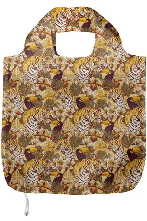 Abakuhaus Tragetasche Praktische Einkaufstaschen Umweltfreundliche Wiederverwendbare, Tiger Tropical Bengal Toucan - Verkäufer: Color-D Textile GmbH