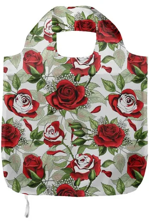 Abakuhaus Tragetasche Praktische Einkaufstaschen Umweltfreundliche Wiederverwendbare, Valentinstag Klassische Rote Rosen - Verkäufer: Color-D Textile GmbH