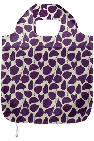 Abakuhaus Tragetasche Praktische Einkaufstaschen Umweltfreundliche Wiederverwendbare, Natur Dark Purple Leaves Pattern - Verkäufer: Color-D Textile GmbH