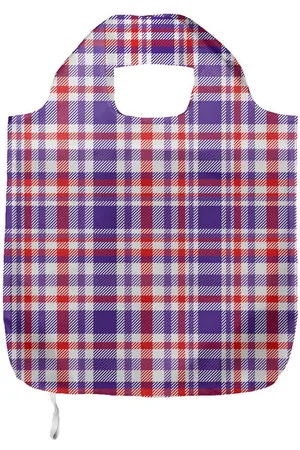 Abakuhaus Tragetasche Praktische Einkaufstaschen Umweltfreundliche Wiederverwendbare, Schottenkaro Abstrakt Bicolor Checkered - Verkäufer: Color-D Textile GmbH