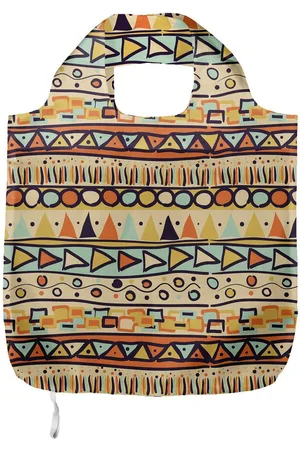 Abakuhaus Tragetasche Praktische Einkaufstaschen Umweltfreundliche Wiederverwendbare, Primitive mexikanische Art - Verkäufer: Color-D Textile GmbH