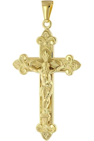 trendor Kreuzanhänger Kreuz- mit Korpus Gold 333 (8 Karat) 45 x 29 mm - Verkäufer: uhrcenter