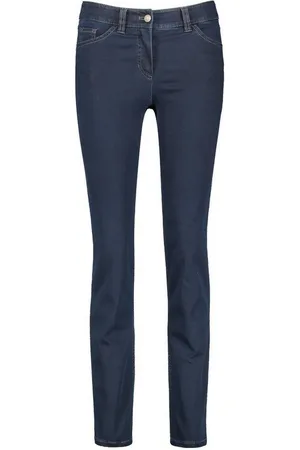 Gerry Weber 5-Pocket-Jeans Best4ME (92150-67952) von dark blue denim (86800) 38L - Verkäufer: Hosenmode