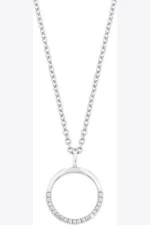 QS by s.Oliver Silberkette Halskette mit rundem Anhänger - Jewelry Modell: 2018677 - Verkäufer: Uhren4you