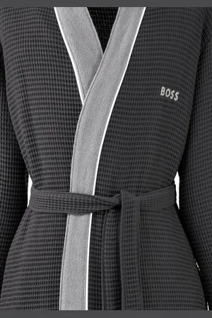HUGO BOSS Bademantel THERMS, 100% Baumwolle, mit modernem Design - Verkäufer: heyconnect