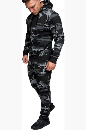 amaci Trainingsanzug TOLEDO, Herren Cargo Stil Sportanzug Jogginganzug Sporthose Hoodie - Verkäufer: