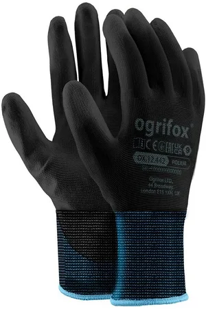 Midori Arbeitshandschuh-Set 48 Paar Montagehandschuh Schutzhandschuh Polyester, Polyurethan Beschichtet Schwarz Größe L (Nr.9) - Verkäufer: KK Verpackungen
