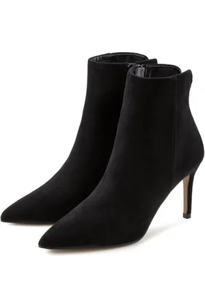 Lascana High-Heel-Stiefelette in spitzer Form & Pfennigabsatz, Reißverschluss Stiefel VEGAN