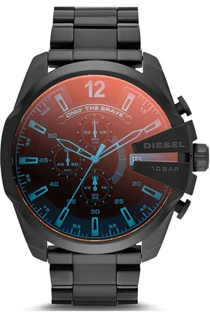 Diesel Chronograph MEGA CHIEF DZ4318, Quarzuhr, Armbanduhr, Herrenuhr, Stoppfunktion, Edelstahlarmband