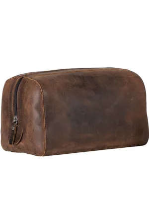 Leonhard Heyden Kulturbeutel Toiletry Bag, aus echtem Leder - Verkäufer: modeherz