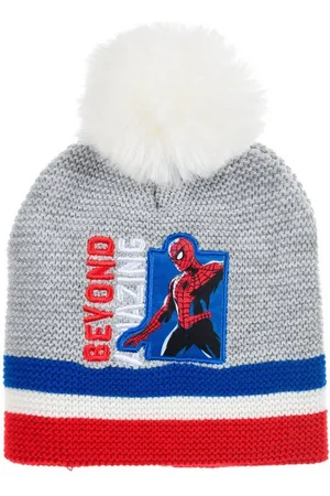 SPIDERMAN Bommelmütze Kinder Jungen Strickmützte Winter-Bommel-Mütze - Verkäufer: Yuhu Trading GmbH