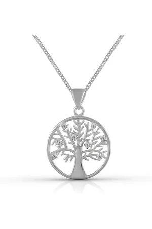 vivance collection Kette mit Anhänger 925 Sterling Silber Lebensbaum