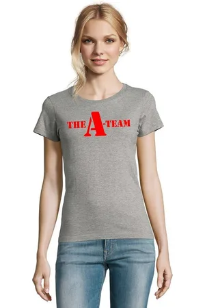 Blondie & Brownie T-Shirt Damen A Team Logo Print Van Bus Murdock Hannibal Serie - Verkäufer: Hubihu