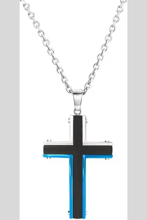 Firetti Kette mit Anhänger Schmuck Geschenk Kreuz