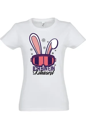 Youth Designz T-Shirt Ich Bin Ein Ski Haserl Damen Shirt mit trendigem Frontprint - Verkäufer: EmDa Trading GmbH