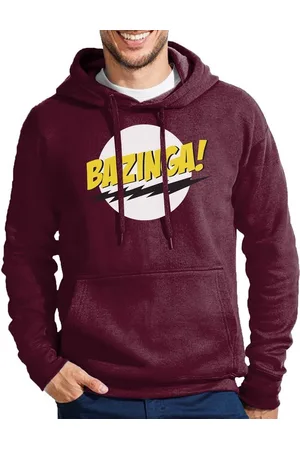 Blondie & Brownie T-Shirt Herren Bazinga Logo Sheldon Big Bang Theorie Mit Kapuze - Verkäufer: Hubihu