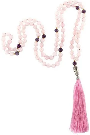 BODHI Perlenarmband Mala mit Rosenquarz und Amethyst, 108 Perlen - Verkäufer: Bodynova GmbH