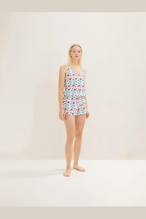 TOM TAILOR Pyjama Pyjama-Set mit Blumenprint - Verkäufer: